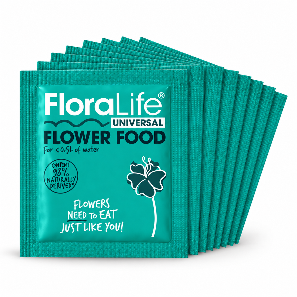 FloraLife® Flower Food Sachets – 10 or 20 Pack